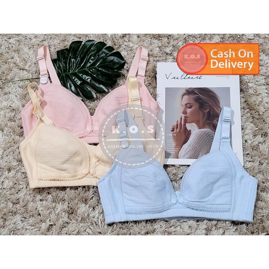 bra menyusui import nursing bra size 34 - 40 warna cerah