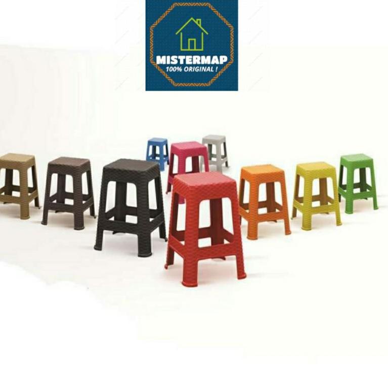 

Ready Stok Kursi plastik / kursi baso /bangku baso plastik MISTERMAP