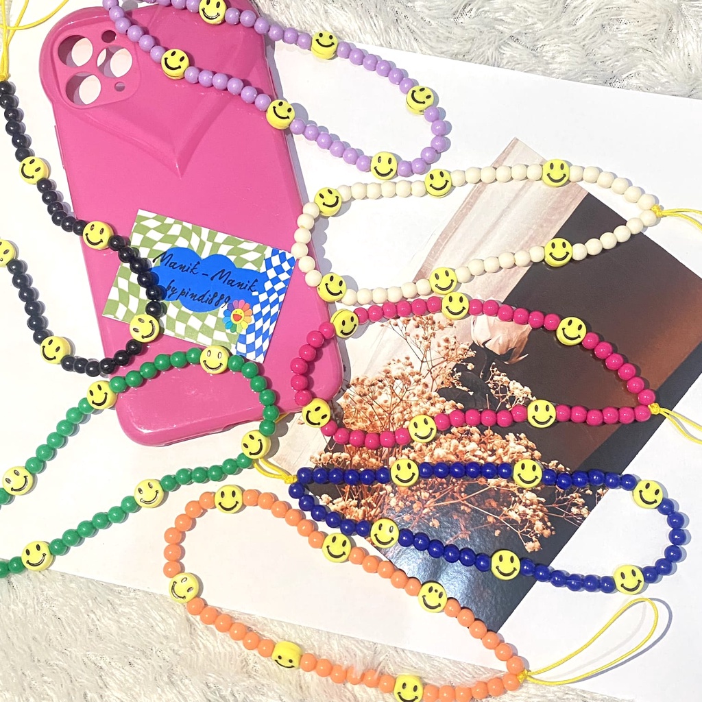 LANYARD-KEY CHAIN MIXED BEADED- PHONE STRAP-GANTUNGAN KUNCI MANIK-MANIK-GANTUNGAN HP/KUNCI