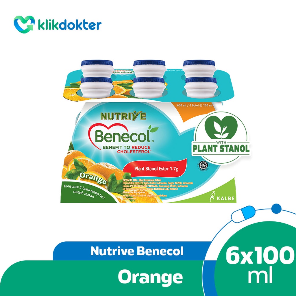 

Nutrive Benecol Orange 6x100ml