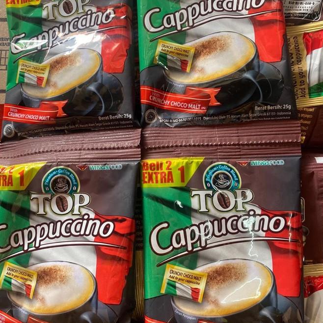 

STAR [1 RENCENG 15 SACHET] Top Kopi CAPPUCCINO Coffee Instant Bubuk 25 gr Cappucino 25gr Capuccino Capucino Coffee Powder Instan Renteng Bungkus