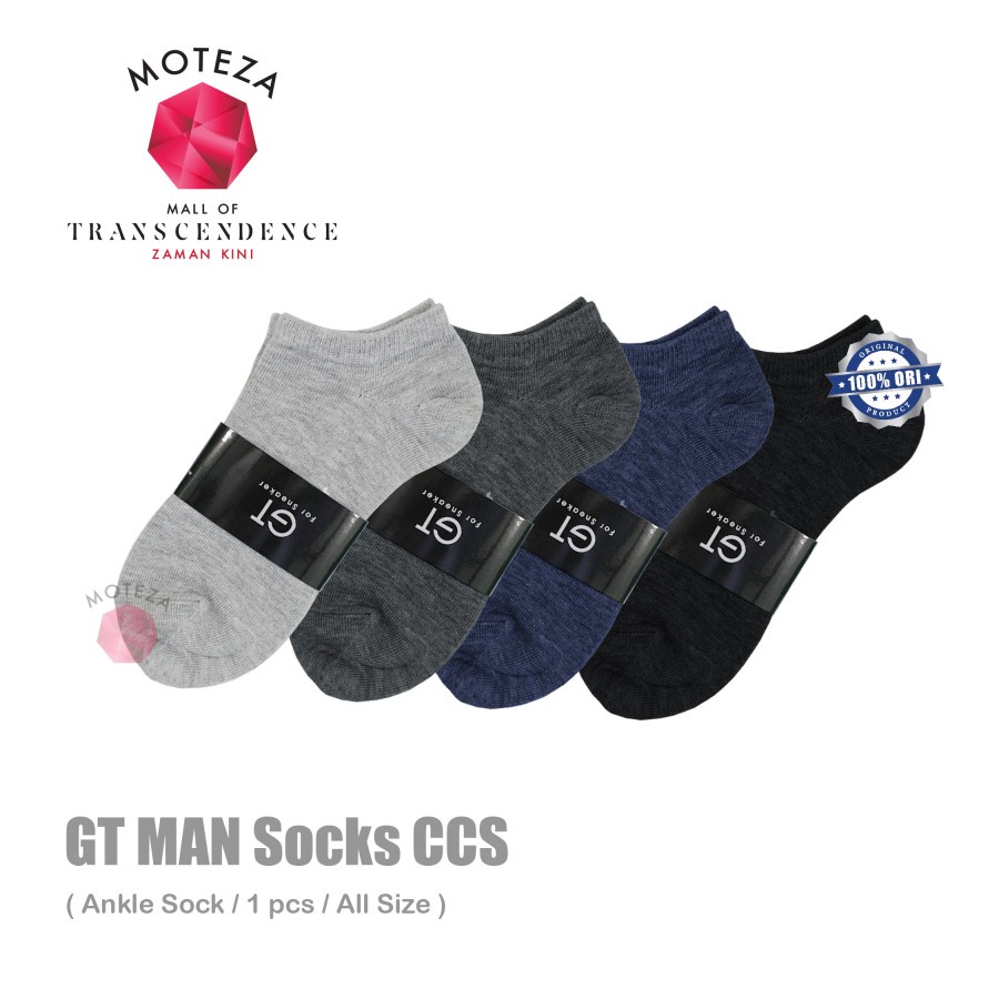 Moteza Kaos Kaki Pria / Men Socks - GT Man GTS / CCS / RUNNING / BFC