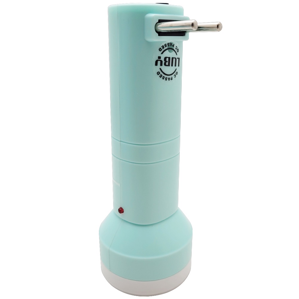 Lampu Senter Luby L8913C Cahaya Putih - Premium Edition 2 Lampu  - Lampu serbaguna Depan Terang 3watt + COB RANDOM