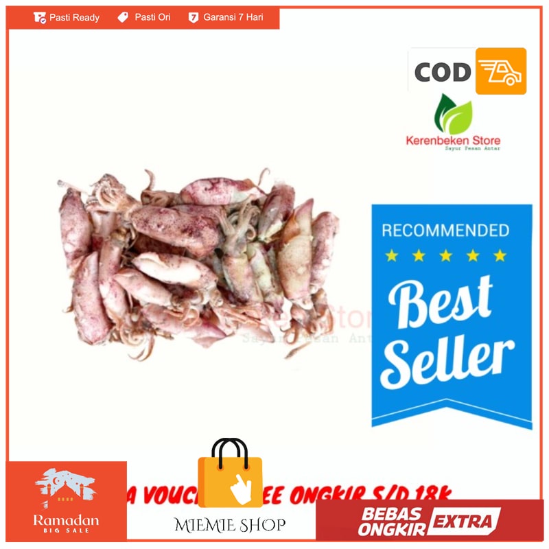 

cumi asin per 100gr