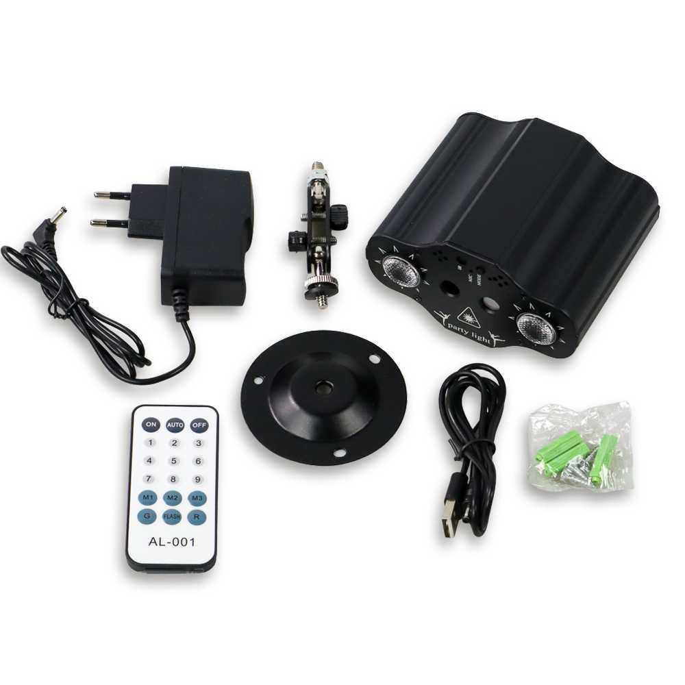 Lampu Proyektor Disco Waterproof LED RGB 5V 10W with Remote - AL-001 - Black