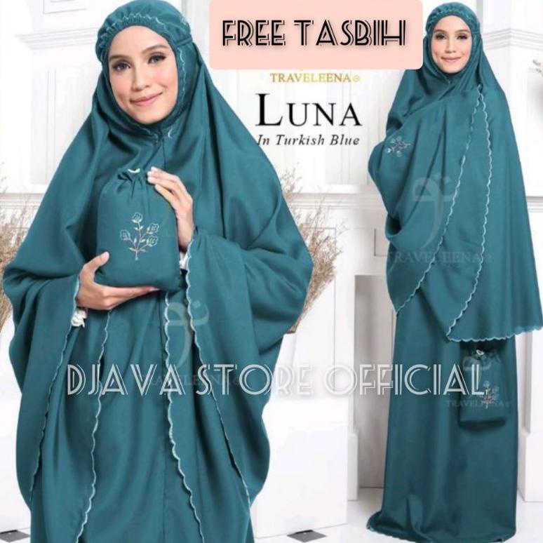 Mukena travel katun Tas serut dewasa