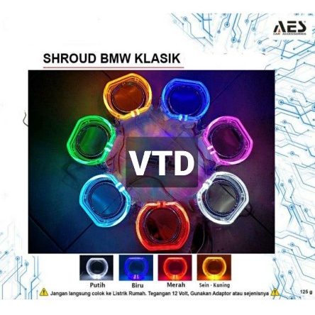 Shroud Projie Projector HID AES BMW Style 2.5 Inchi universal