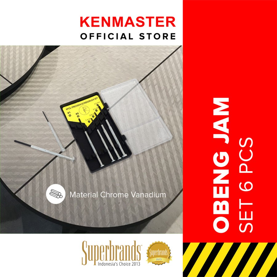 Kenmaster Obeng Jam Set 6 Pcs