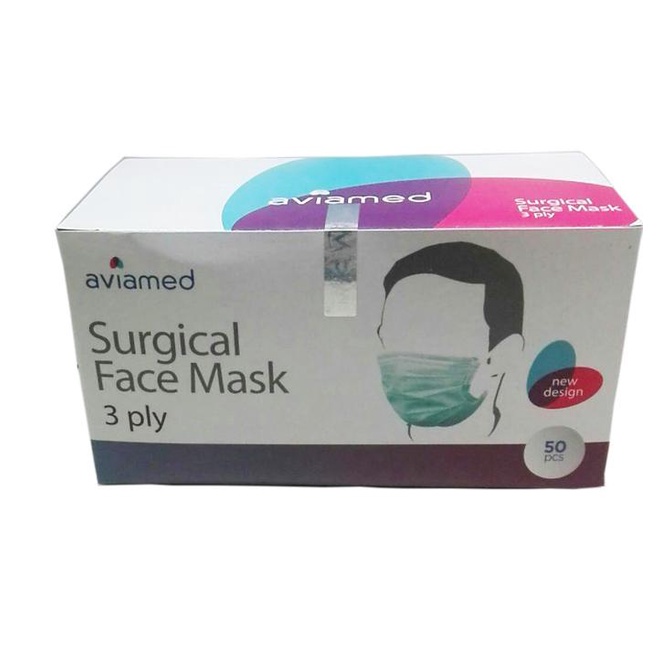 DISKON MASKER AVIAMED (MEDIS) EARLOOP,3PLY,KEMENKES MURAH