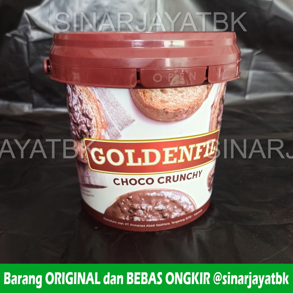 

Selai GOLDENFILL Choco Crunchy 1 kg Coklat Golden Fill