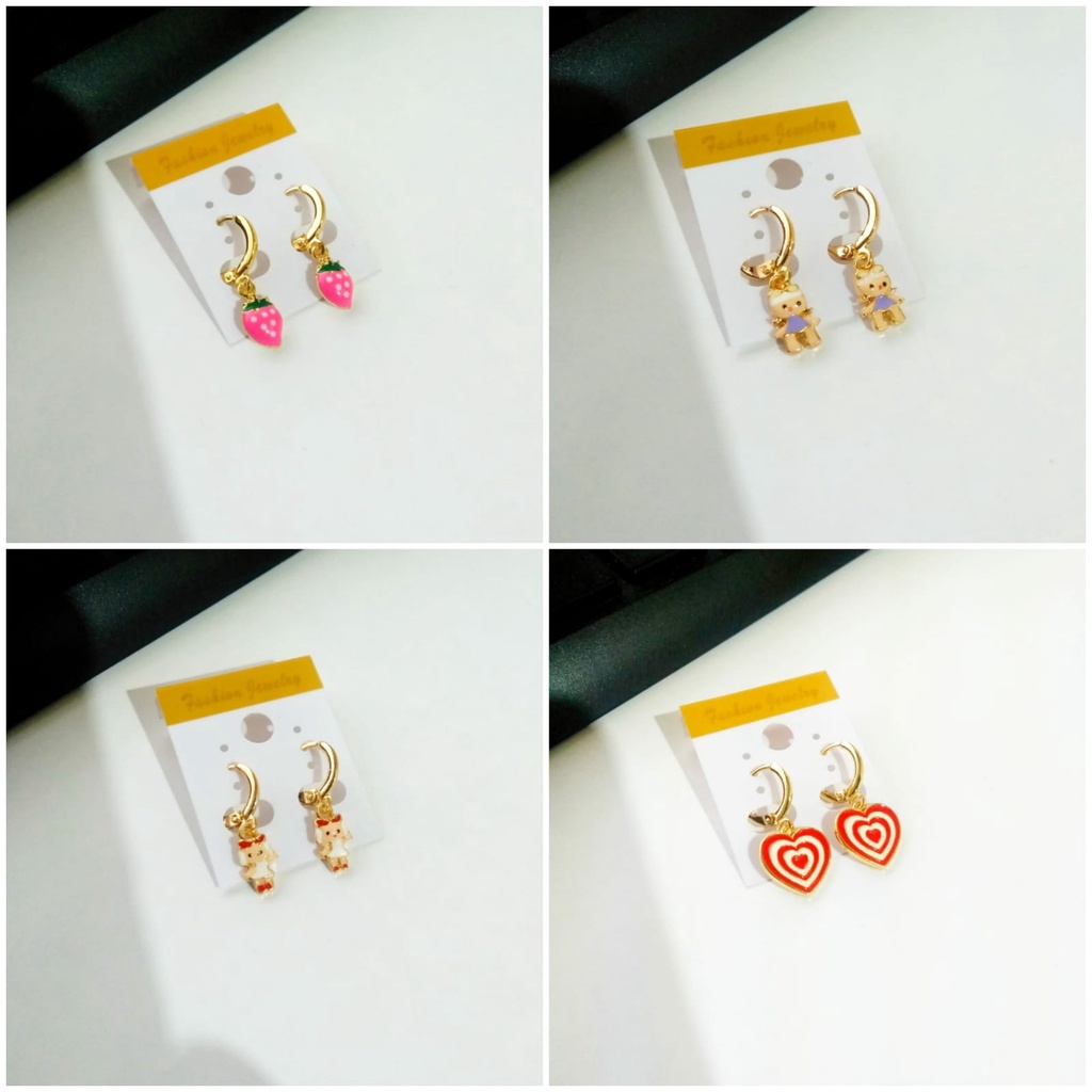AV423 Grosir Anting Anak Karakter Berbagai Motif