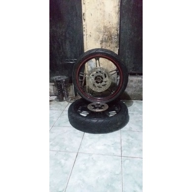 Velg/Pelek Yamaha R15 Original Ring 17 Tapak Lebar PNP Scorpio/Byson/Vixion/Xabre