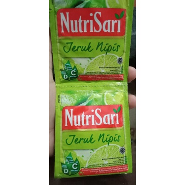 

Nutrisari Jeruk Nipis 1 renteng isi 10 Sachet