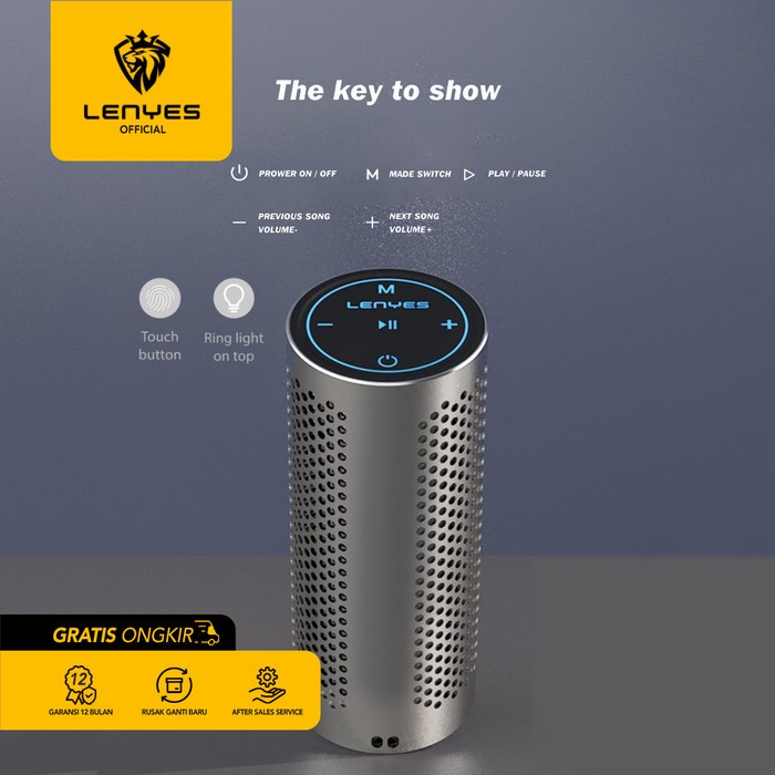 Speaker Bluetooth Portable LENYES S812 IPX5 Wireless HIFI Original WIRELESS SPEAKER PORTABLE SPEAKER MUSIC BOX BLUETOOTH spiker outdoor original