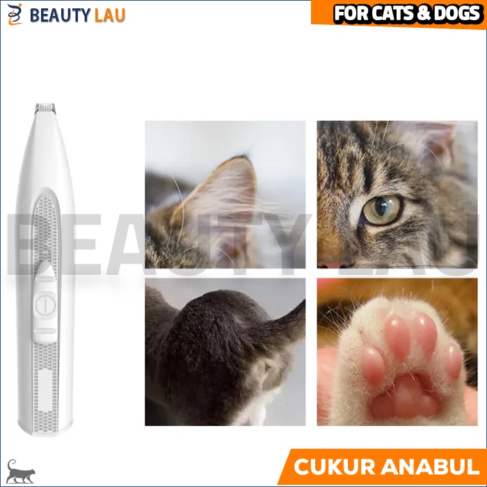 PET CLIPPER TRIMMER PAW ALAT CUKUR BULU KAKI KUCING ANJING CUKURAN KUCING ANJING ELEKTRIK