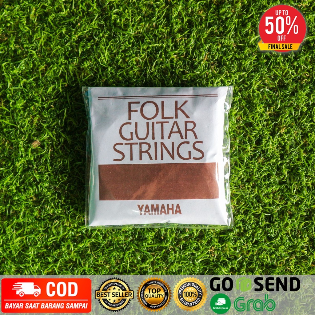 Senar Gitar Akustik Unpack Yamaha Folk String Ukuran 0.11 [1 set]