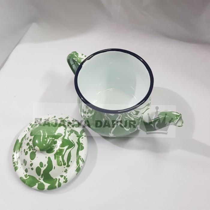 Teko timbangan -teko blurik lurik - teko jadul - teko enamel kedaung