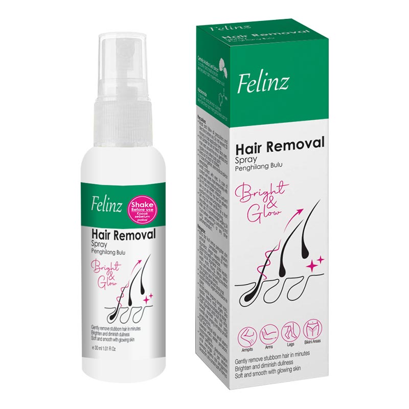 [30ml] Felinz Step 1 Hair Removal Spray | Penghilang Bulu