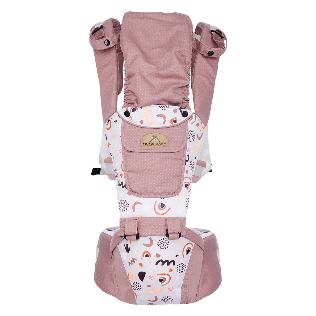 Gendongan Bayi Hipseat + Ransel 7 Fungsi Mom's Baby Mildy MBG 2019 / Aurora MBG2039