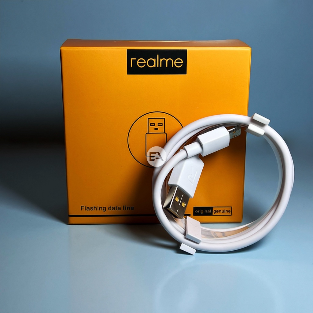 Kabel Data Realme VOOC Micro USB 4A Flash Charging/Fast Charging ORIGINAL 100%