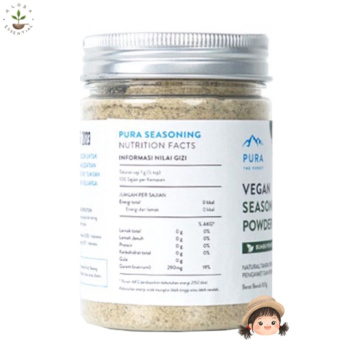 Pura Seasoning With Himalayan Salt Vegan Jamur 100gr- Kaldu Jamur Pura