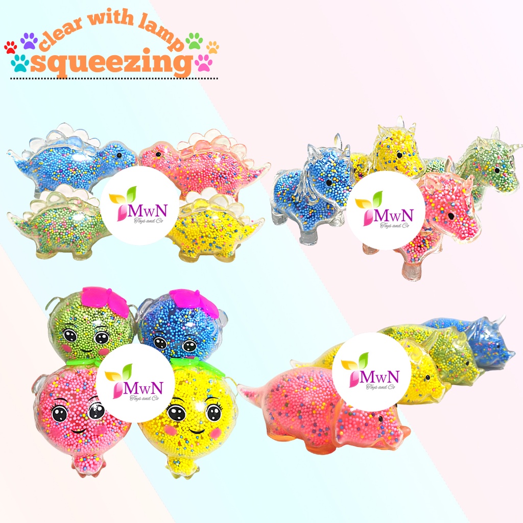 MWN Mainan Squishy Bening Animal Lampu/ Mainan Squishy Anti stress