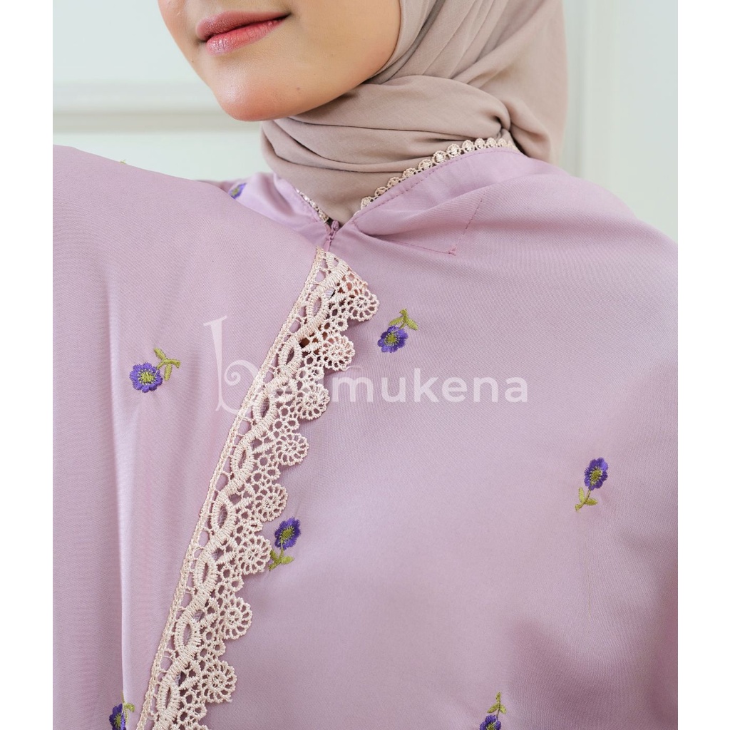 Mukena Dewasa 2in1 Katun Bordir Alda