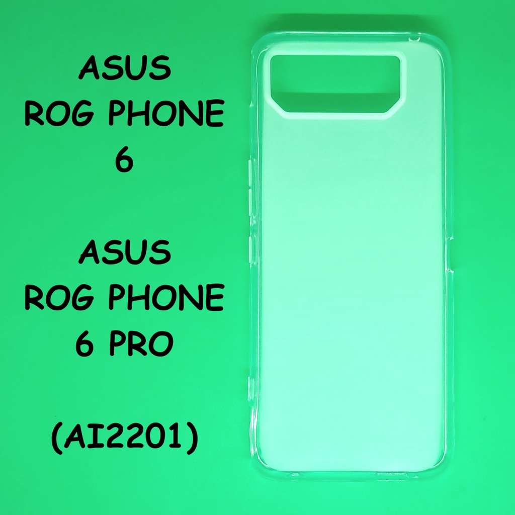 Softcase ASUS ROG PHONE 6 / ROG 6 PRO ( AI2201 ) - Casing Soft Jelly TPU Silicone Silikon Case ROG6