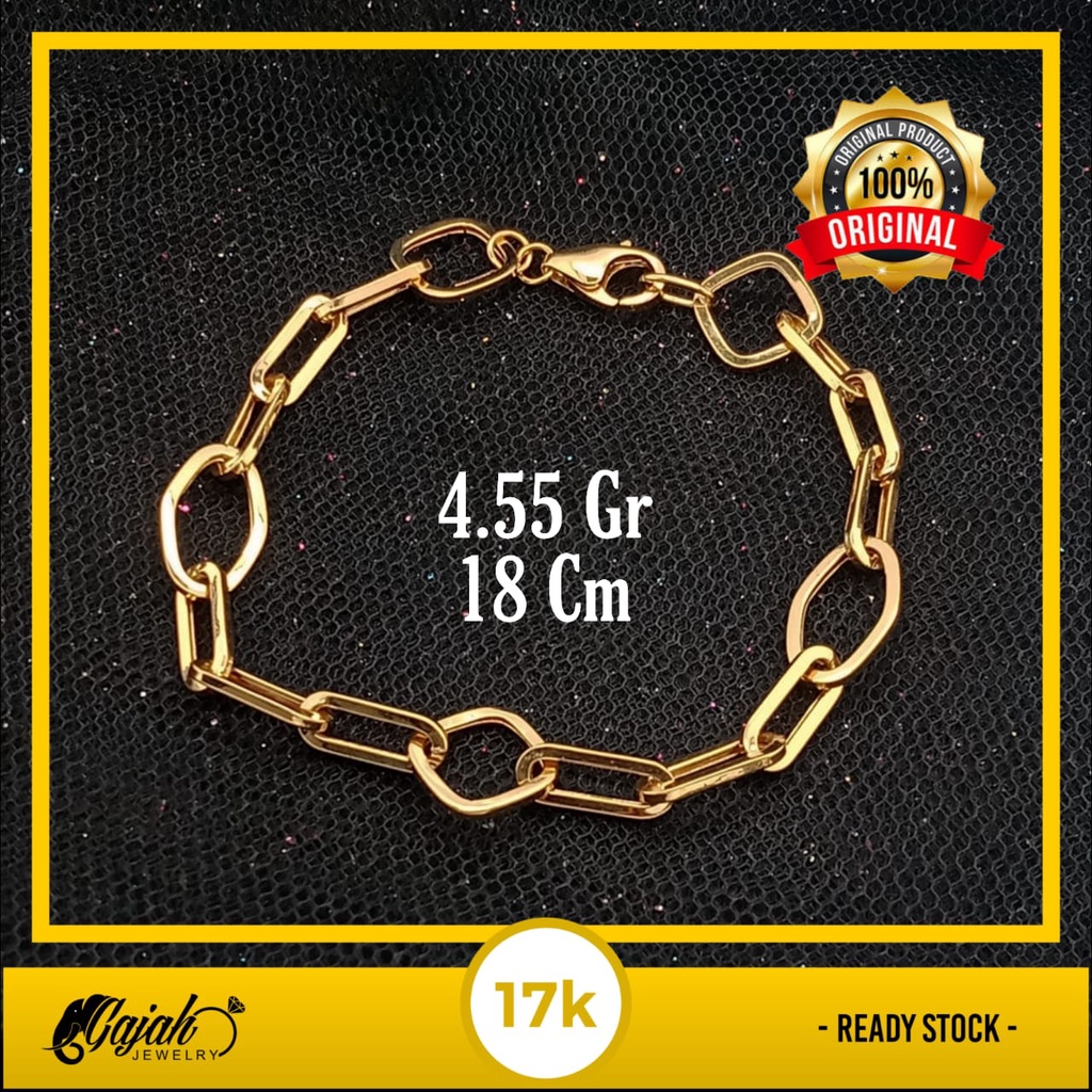 Gelang Emas 17K - 4.55 Gr Kadar 750 - 4532