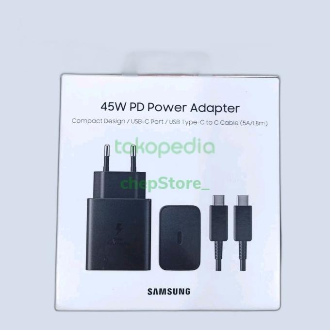 charger samsung 45 watt original