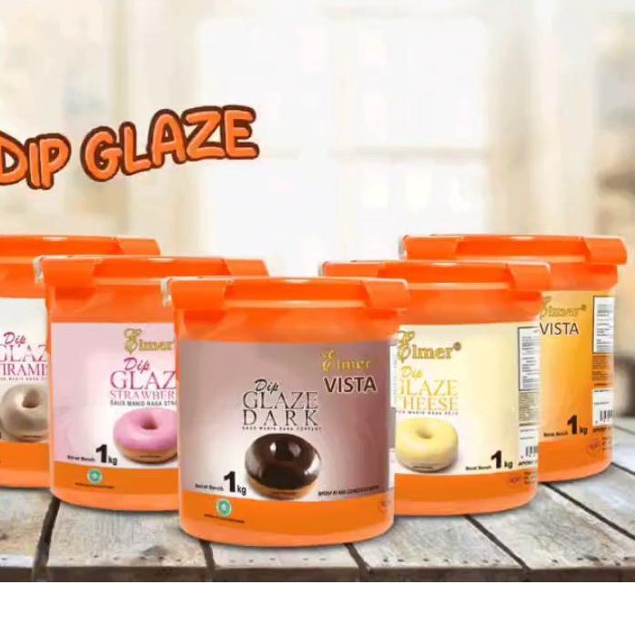 

♨ PROMO!! ELMER DIP GLAZE 1 KG SEMUA VARIAN ❂