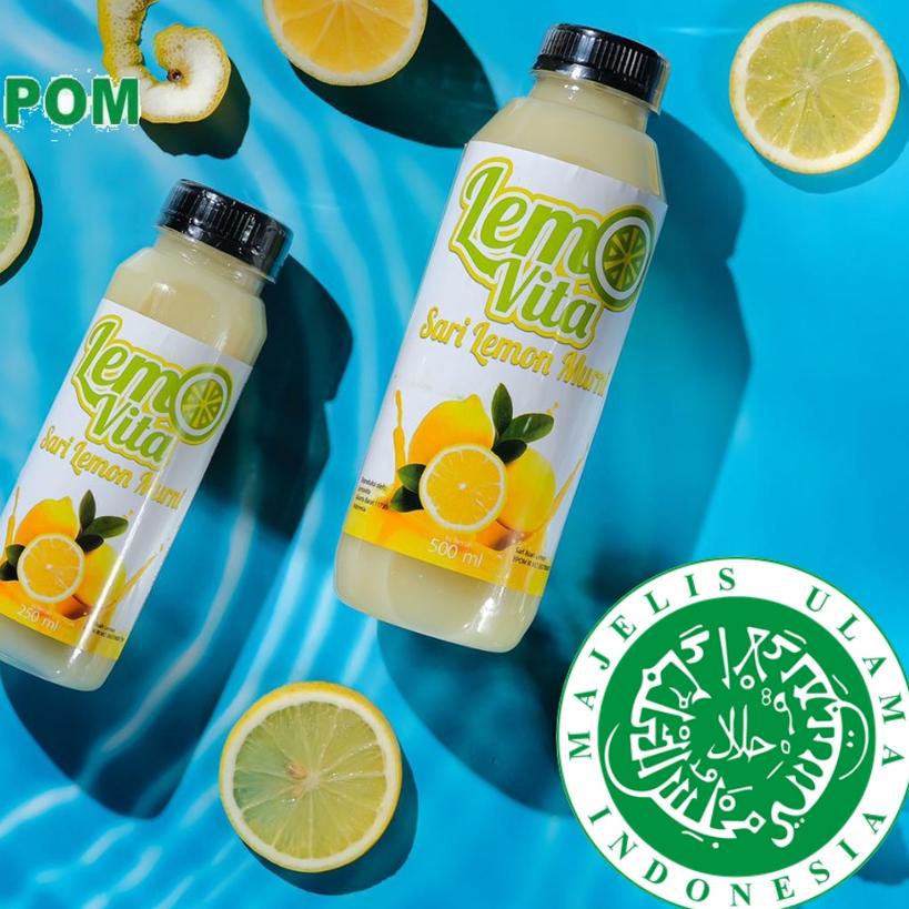 

☄ PAKET 1 Liter Lemovita Fresh Jus Lemon Halal ✫