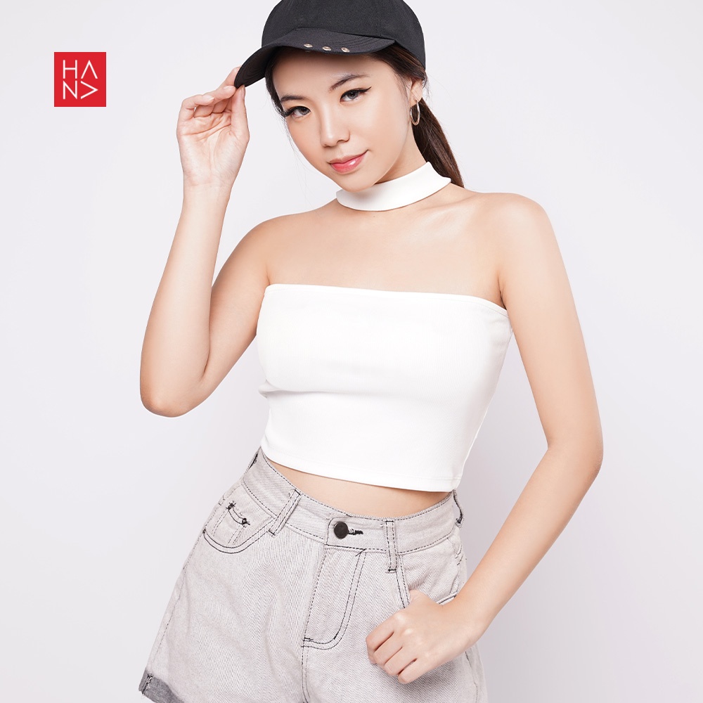 Hana Fashion - Agnes Tube Turtle Neck / Tank Top Wanita - TT271