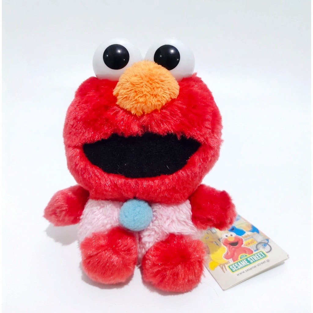 Boneka Baby Elmo Original Sesame Street Beans Doll