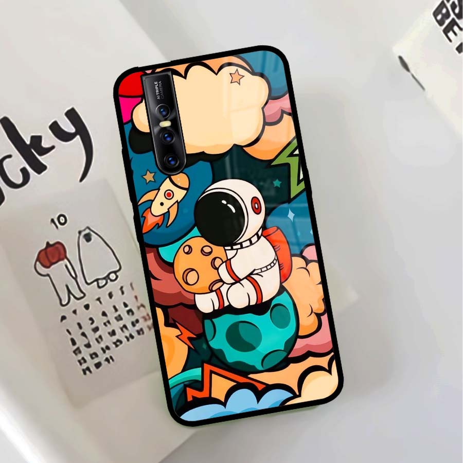 (MT77) Case Kilau Vivo V15 Pro | V15 Pro | Casing Hp Vivo | Pelindung Smartphone Seven Case | Space