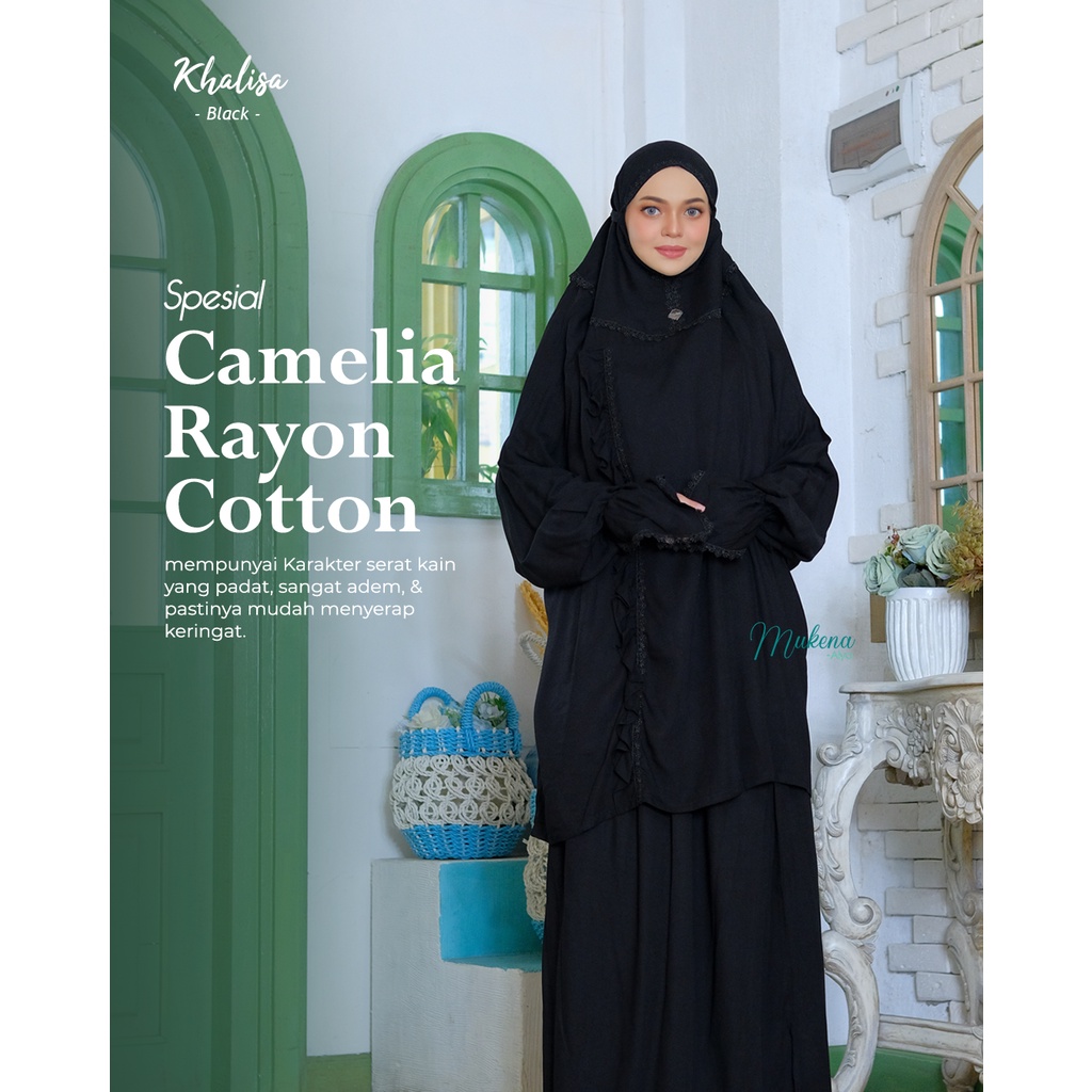 Mukena Khalisa Black by Mukena Alya