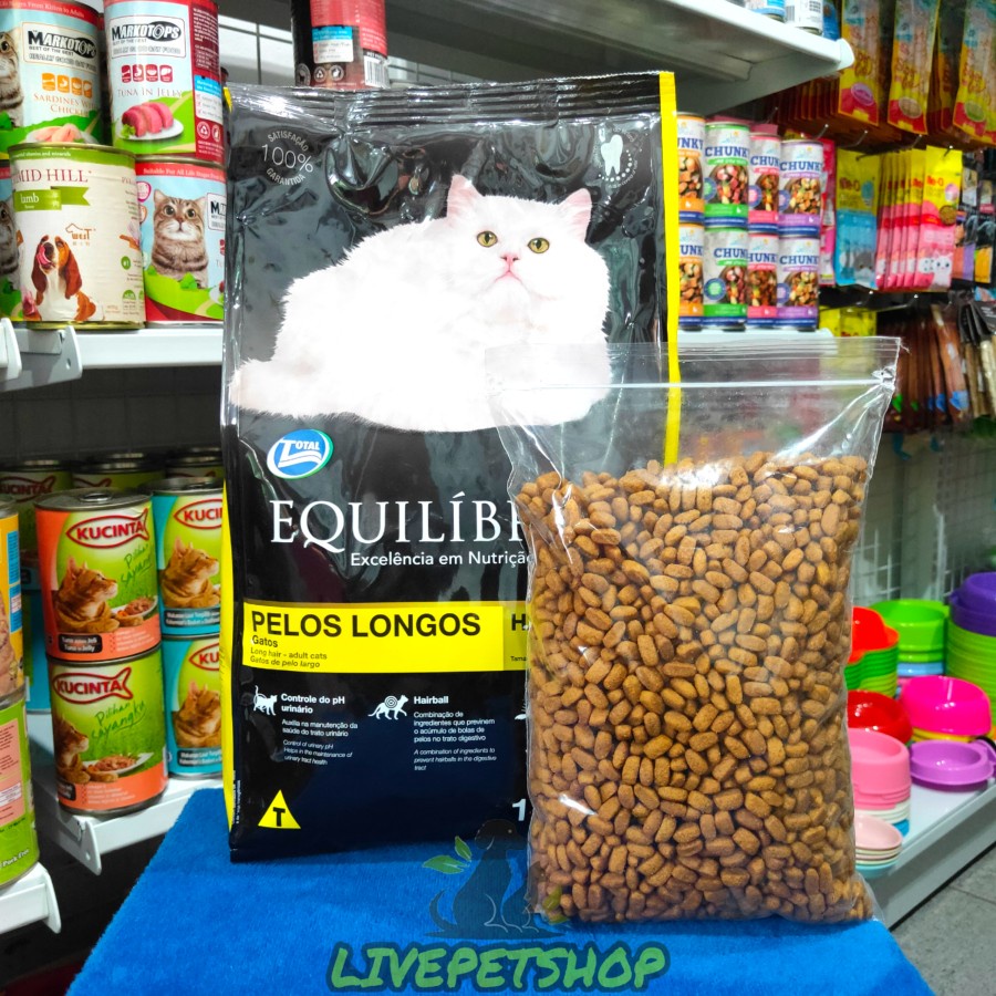 makanan kucing equilibrio PERSIAN repack 500g dewasa