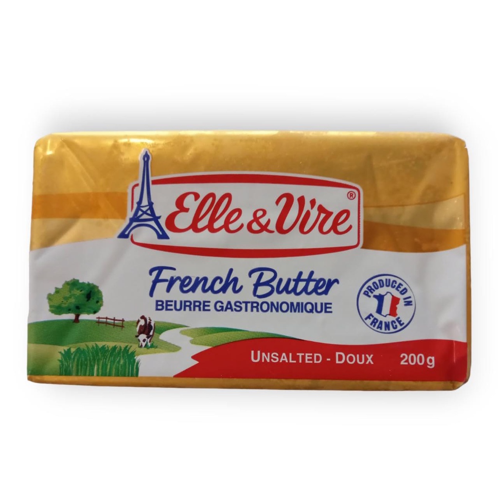 

Elle & Vire Unsalted Butter 200gr