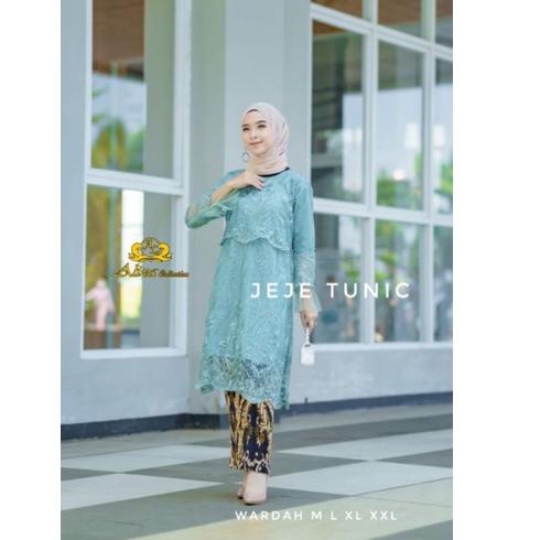 Siap Kirim.. TUNIK KEBAYA MODERN AMELIA - ATASAN TUNIK TILE - KEBAYA BROKAT - KEBAYA KONDANGAN TERBA