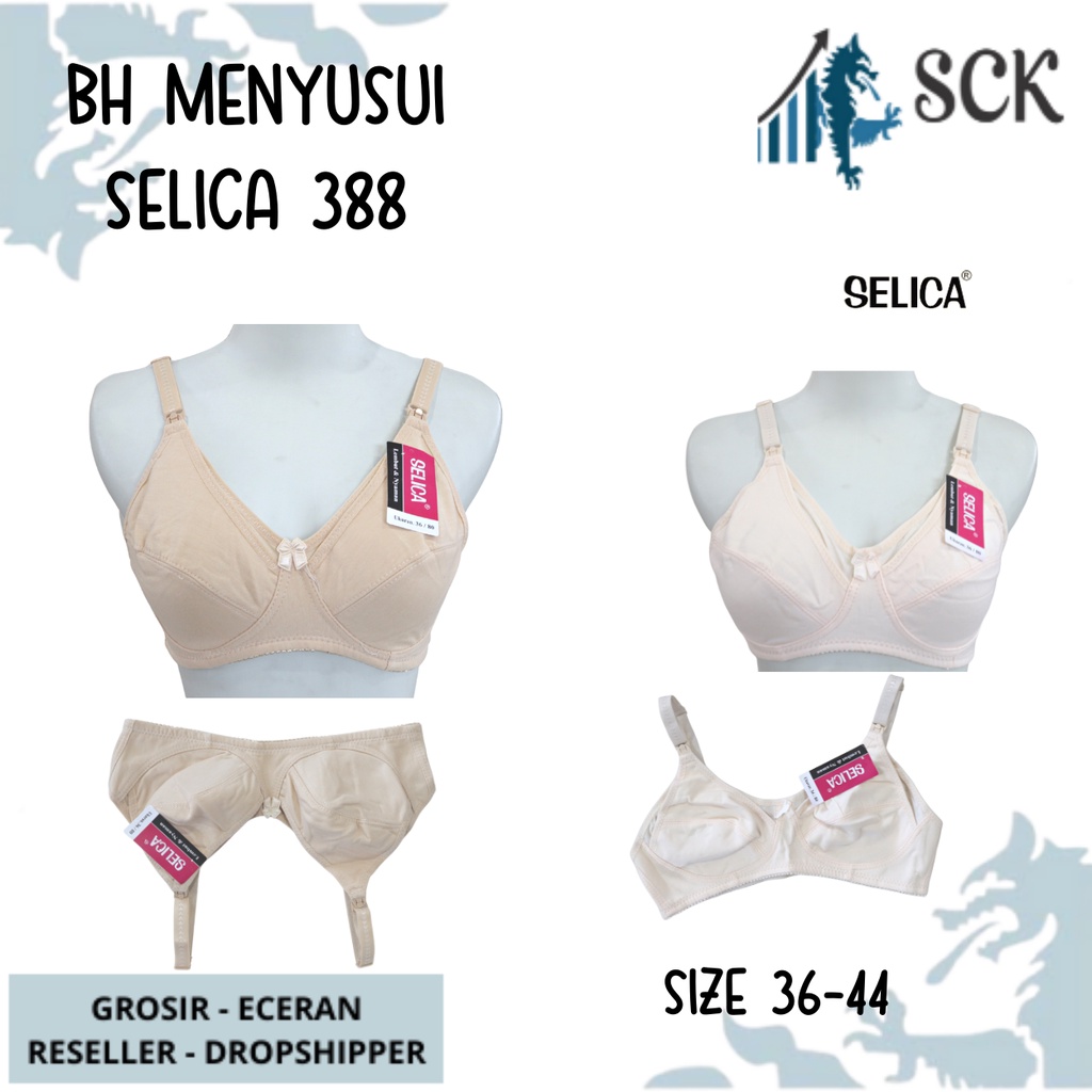 BH SELICA 388 Busa Ada Size 36-44 Warna Untuk Menyusui / Pakaian Dalam MENYUSUI SELICA 388