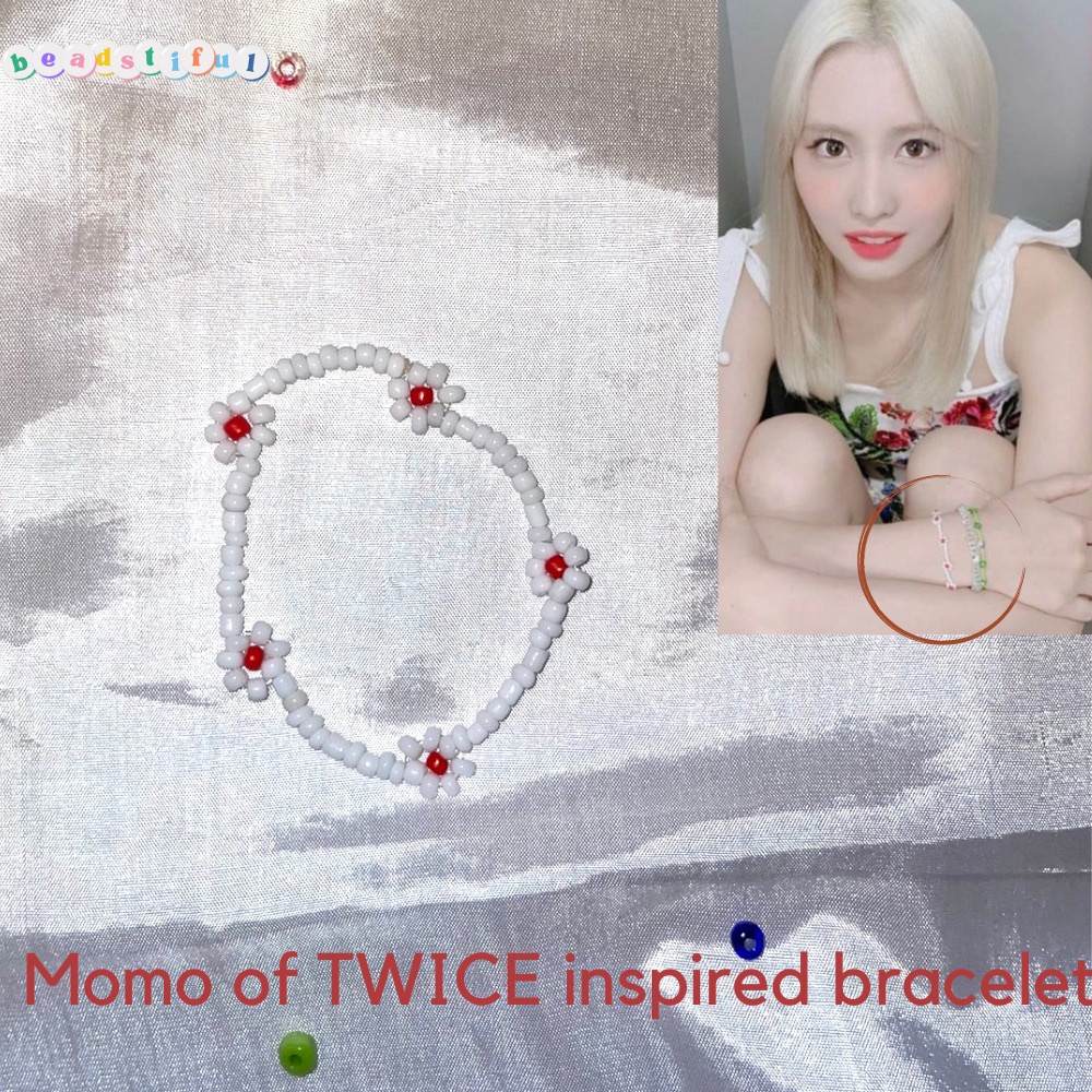 Korean bracelet / Gelang manik korea / Momo TWICE bracelet