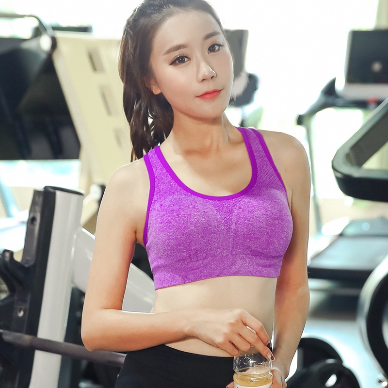 SS Bra Sport Wanita Tanpa Kawat 6708 Bh Sport Gym Tank Top Olahraga Bra Fashion Wanita Import