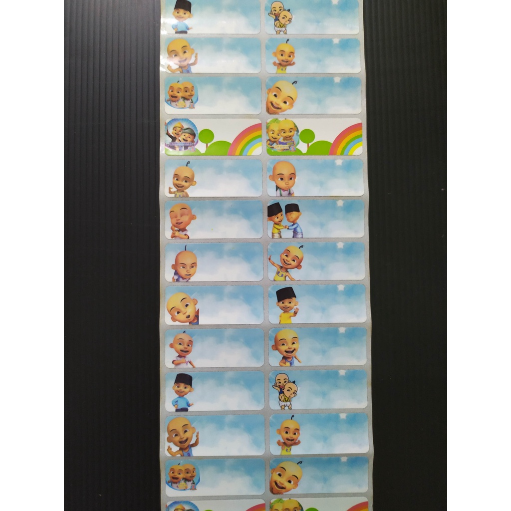 

Label Nama Waterproof - Upin Ipin