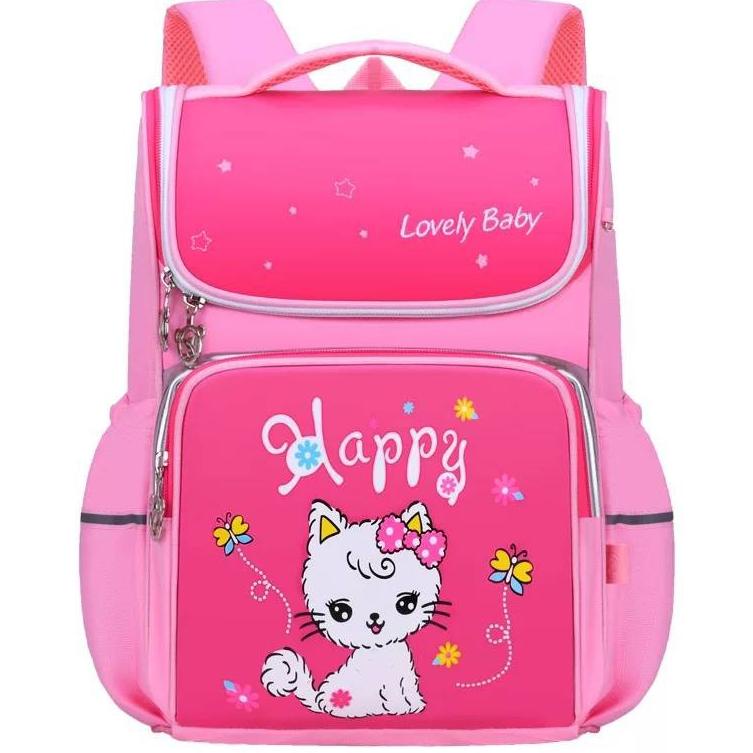 ベ TAS RANSEL SEKOLAH ANAK PEREMPUAN KUCING / TAS ANAK SEKOLAH / TAS SEKOLAH ANAK TREND 89E