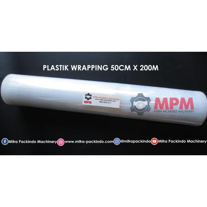 

Plastik Wrapping / Wraping Strecth Film /Pallet 50 cm x 200 m TERMURAH