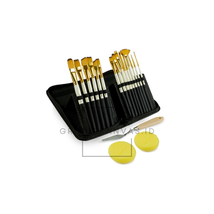 

Grosir Art Brush Set Alat Lukis Kuas Cat Air Minyak Acrylic Joyko BRS-12