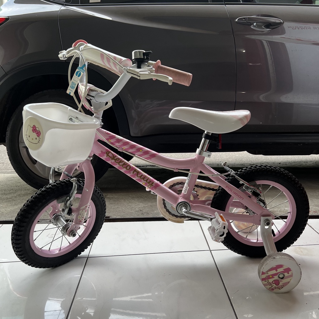 Sepeda Anak Polygon HELLO KITTY 12 inch Second Bekas 12inch Roda 4
