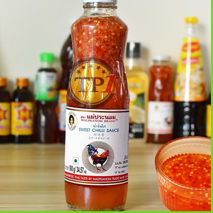 

♙ Maepranom Sweet Chili Sauce 980gr Thailand Brand Saus Chilli ☜
