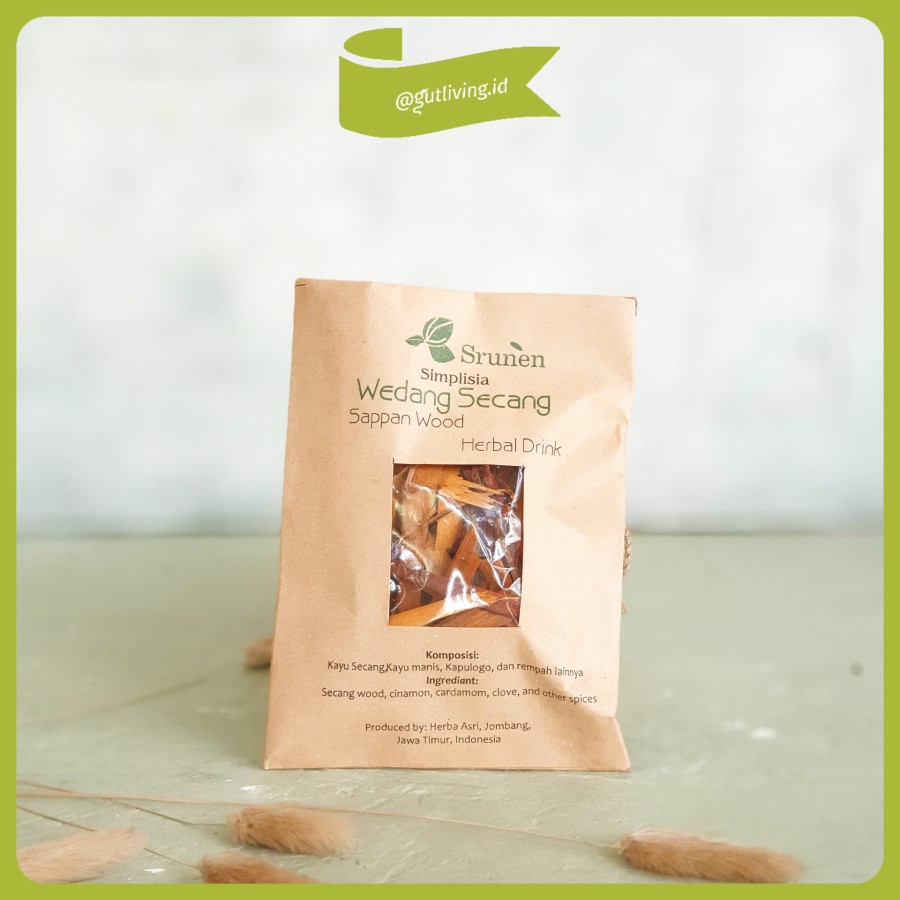 

Wedang Secang Simplisia Herbal Drink Wedhang Sappan Wood Asri Organik