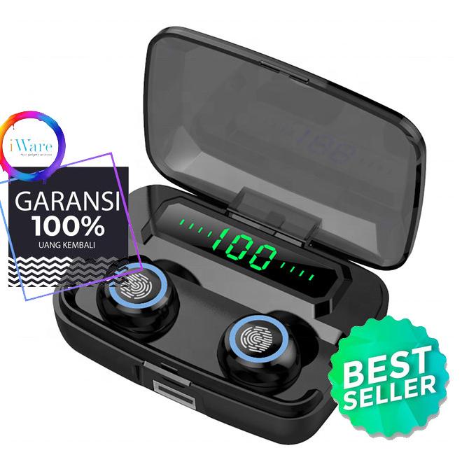 TWS Earphone Bluetooth ZEBRA M11 Headset Wireless + Powerbank